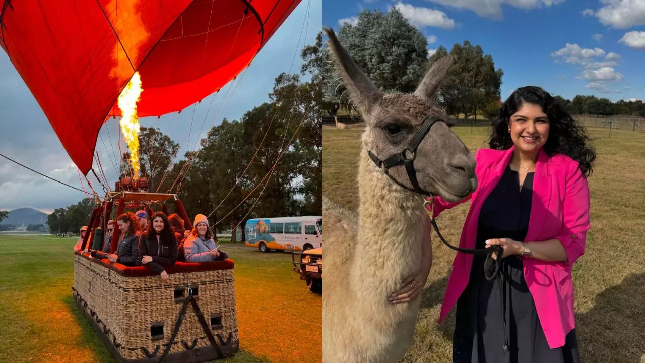 Anshula Kapoor on a solo trip in Canberra