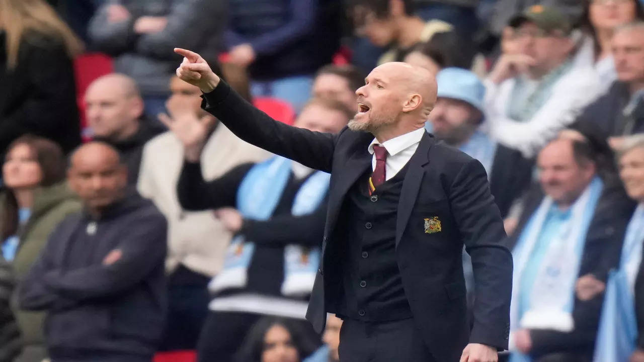 Erik ten Hag during the FA Cup final