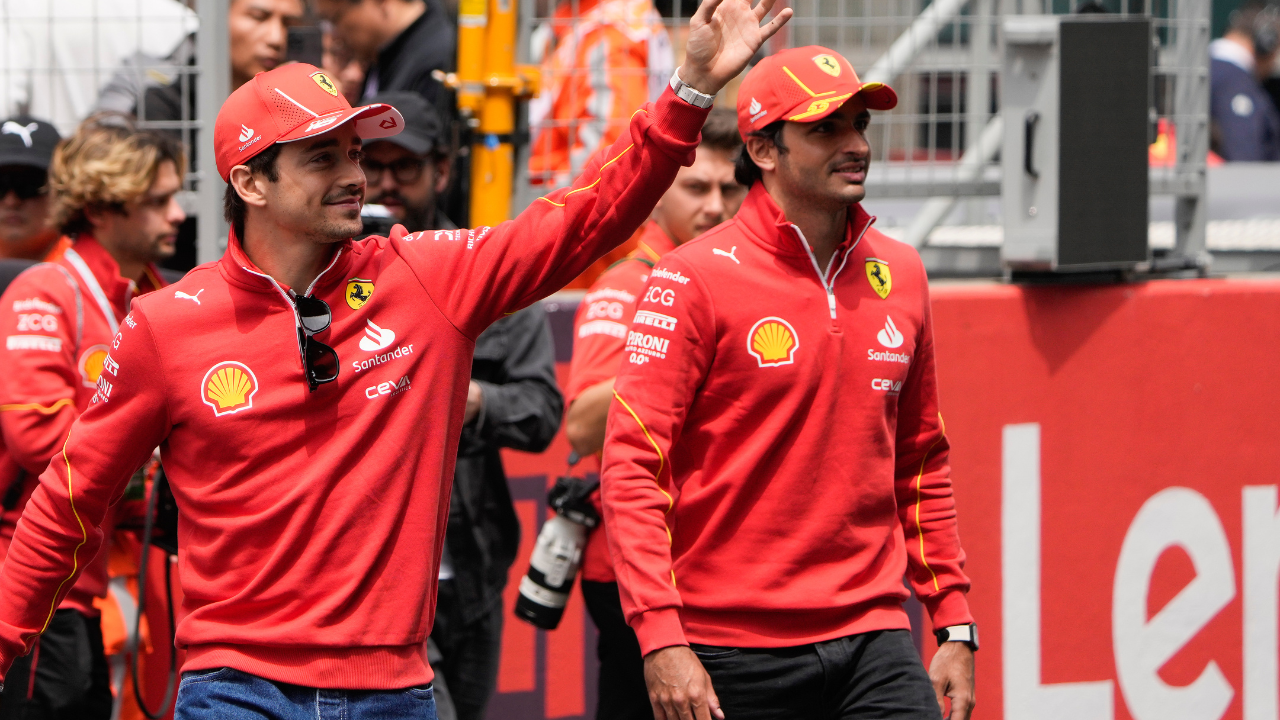 Charles Leclerc and Carlos Sainz