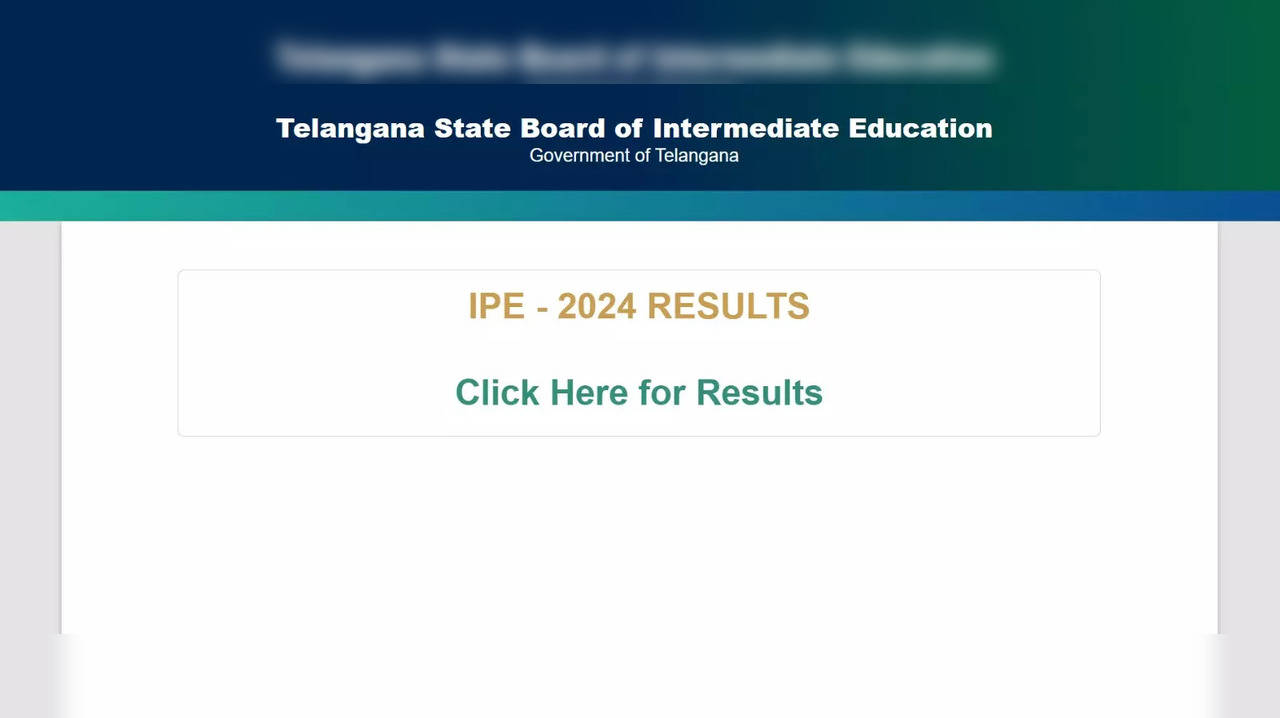 tsbie.cgg.gov.in results 2024 TS Intermediate Results Highlights OUT