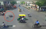 Inhumane Govt Bus Hit Biker In Ahmedabad Traffic Continued To Move While Dead Body Lie On Road
