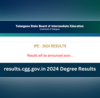 resultscgggovin 2024 degree results TS Inter Results Today How to Check and Download TSBIE Inter Marks Memo