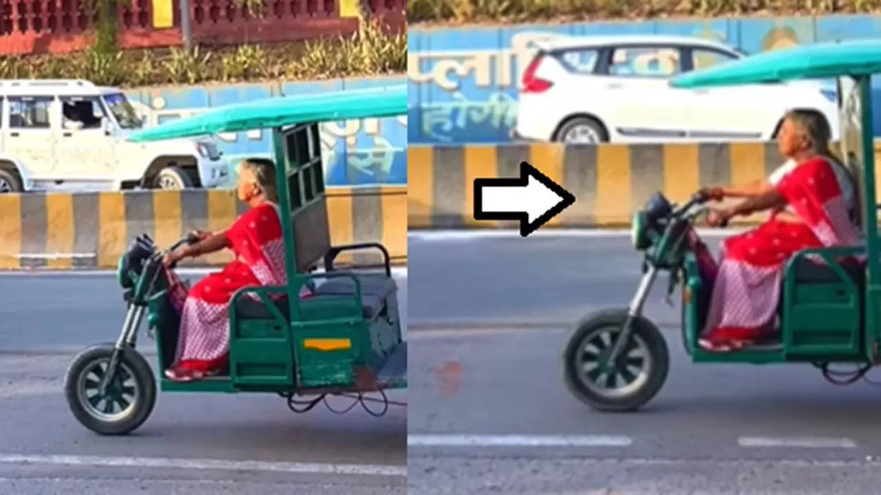 Old Woman Driving Rickshaw (Photo: Instagram)