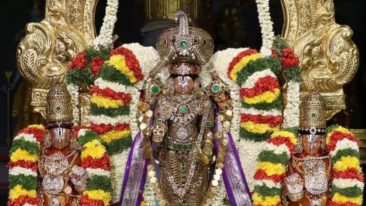 Tirupati Balaji Temple, The Richest Hindu Temple In The World. Credit: Instagram/ttdevasthanams