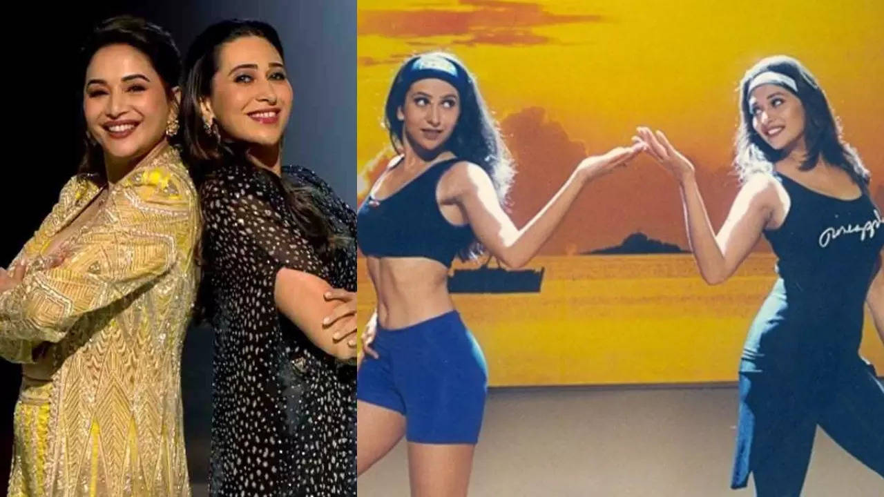 Madhuri Dixit-Karisma Kapoor Recreate Iconic Dance of Envy From Dil To Pagal Hai, Watch Dance Deewane Promo