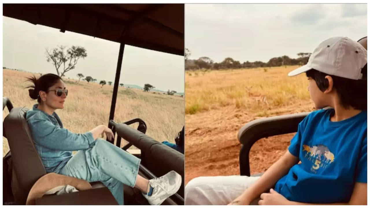 Kareena Kapoor Khan, Taimur's 'Into The Wild' Moment, Experience Jungle Safari In Tanzania | UNSEEN PICS