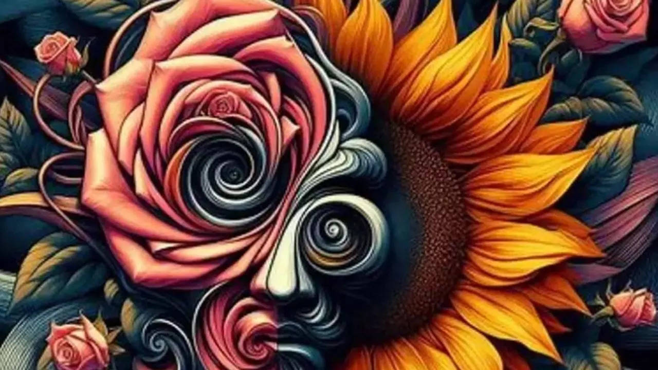 Optical Illusion: Sunflower Or Rose? The Flower You See First Reveals ...