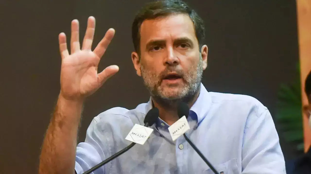 Rahul Gandhi hit back at the Prime Minister for being 'scared' of his party's promise.