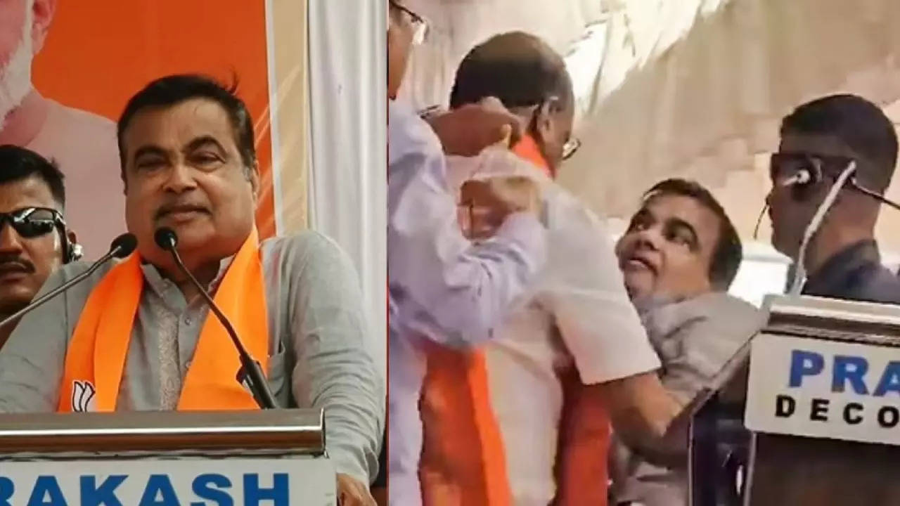 Nitin Gadkari Faints