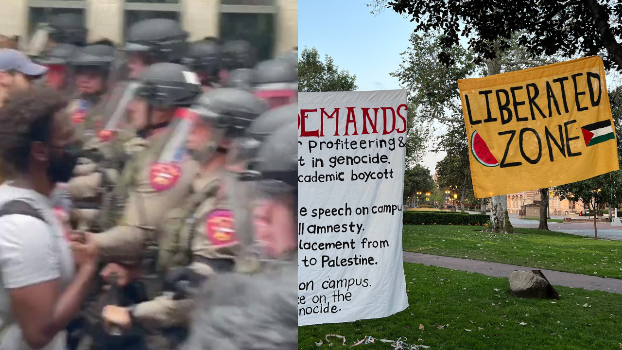 Protests at US universities