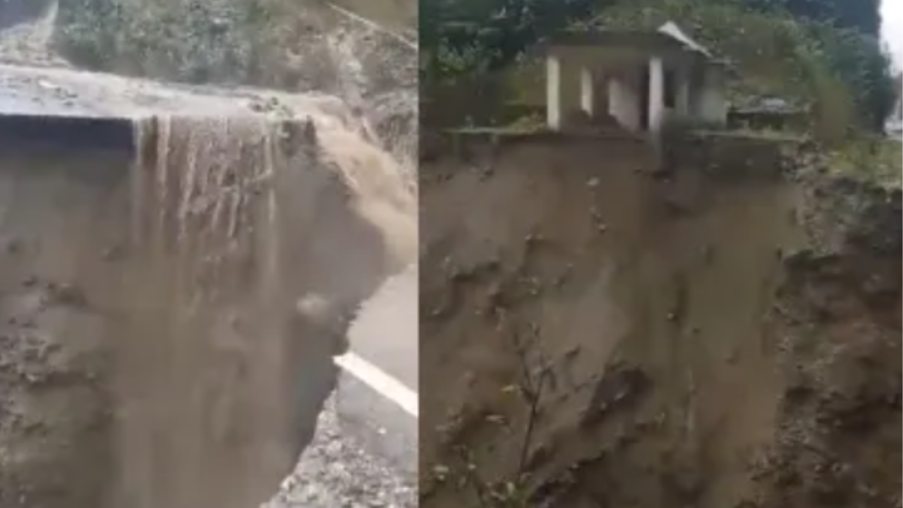 Landslide in Arunachal