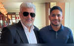 CSK Cricketer Tushar Deshpande Meets Ajith Kumar See Viral Picture