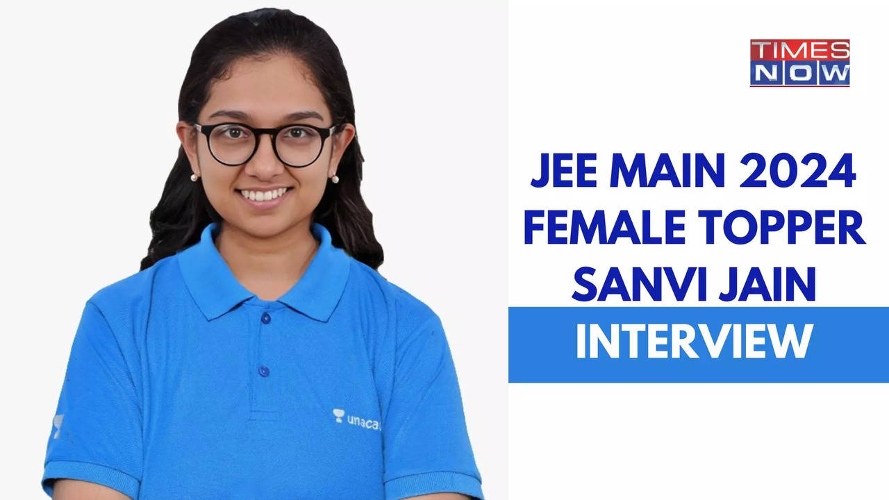 JEE Mains 2024 Female Topper Sanvi Jain Interview