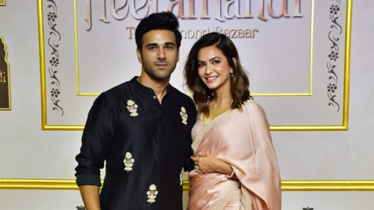 Kriti and Pulkit at Heeramandi premiere