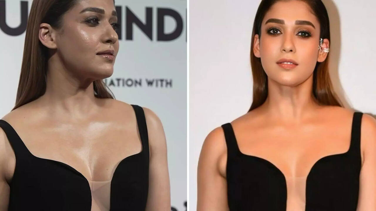  பாலிவுட் விழாவில் உச்சகட்ட கவர்ச்சி உடையில் தோன்றி தெறிக்க விட்ட நயன்தாரா.. என்ன சிம்ரன் இதெல்லாம்! 