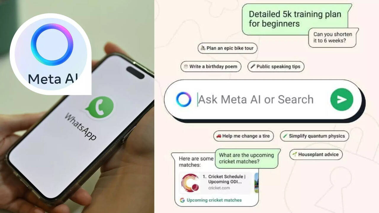  வாட்ஸ் ஆப்பில்  உள்ள மெட்டா AI கொண்டு என்னவெல்லாம் செய்யலாம் தெரியுமா? 