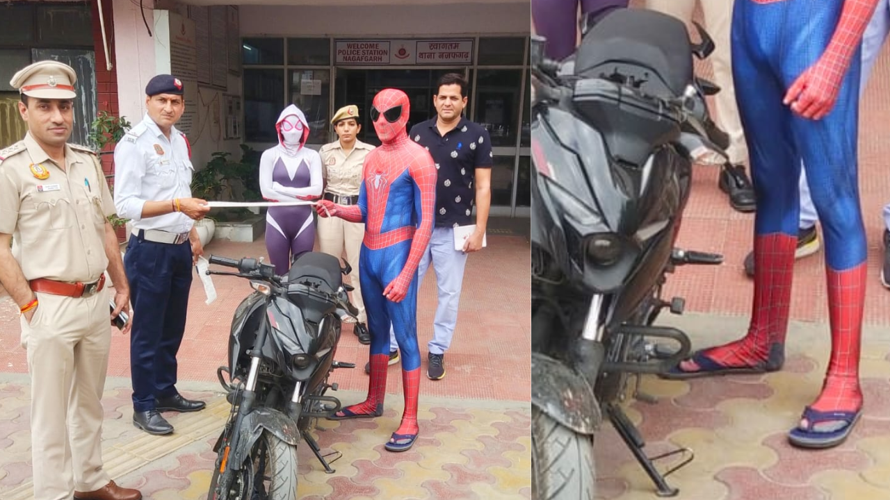 chappal wala spiderman