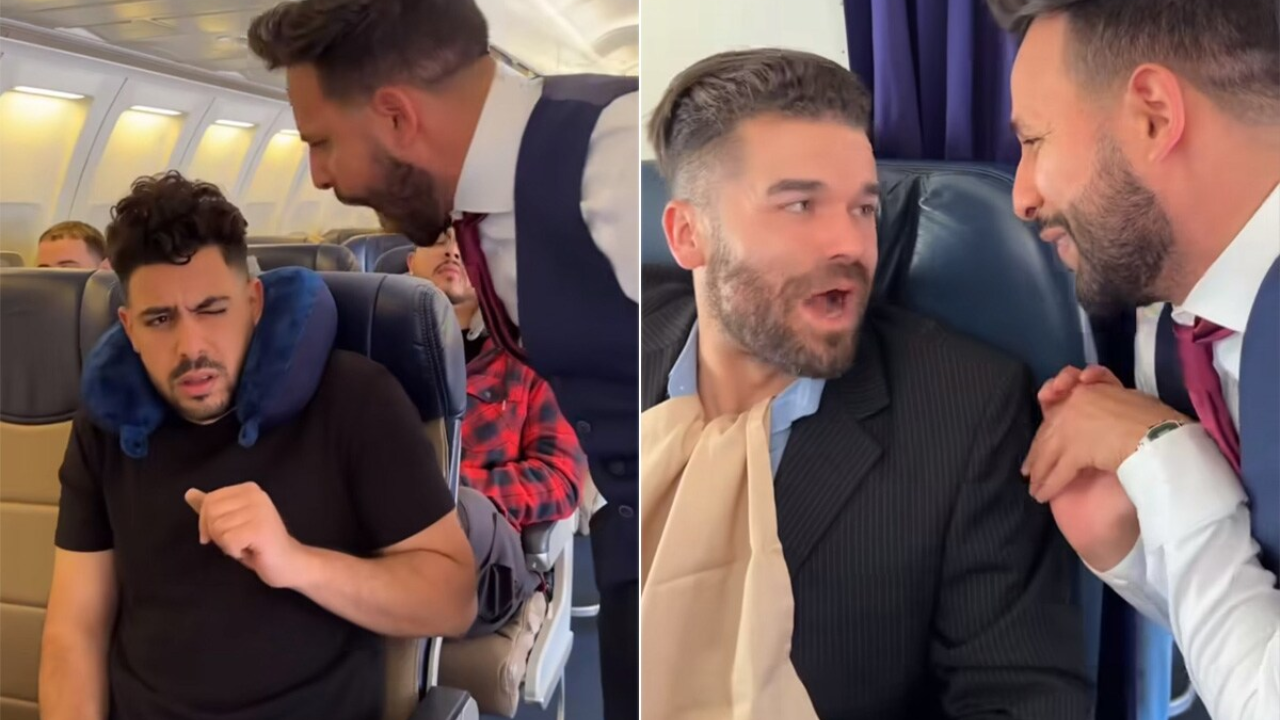 Viral Video: Comedian's Epic Skit Exposes How Flight Attendant First Class vs Economy. WatchViral Video: Comedian's Epic Skit Exposes How Flight Attendant First Class vs Economy. Watch