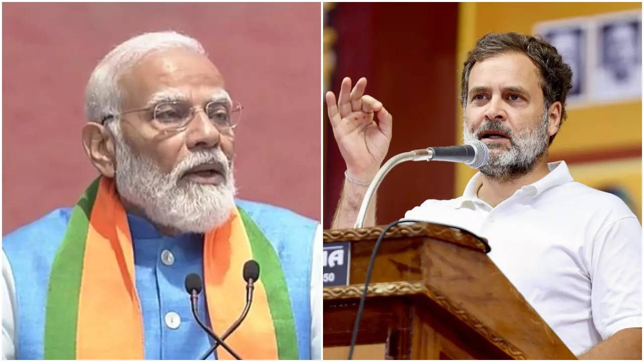 PM Modi-Rahul Gandhi