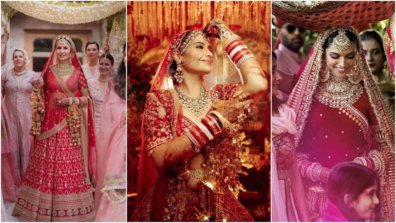 Bride Arti Singh Stuns In Red Lehenga, 6 Bollywood Celebs Who Ditched Pastels For D-Day