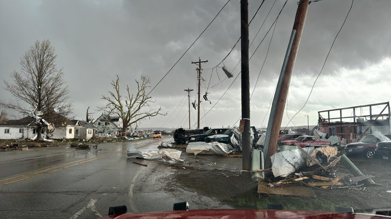 Iowa Tornado Twister Spotted In Minden, Neola After Damage In Omaha