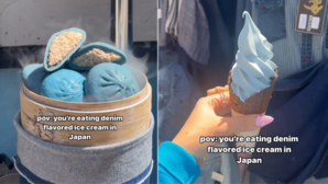 Denim-Flavoured Ice CreamAnyone Internet Reacts to the Viral Video