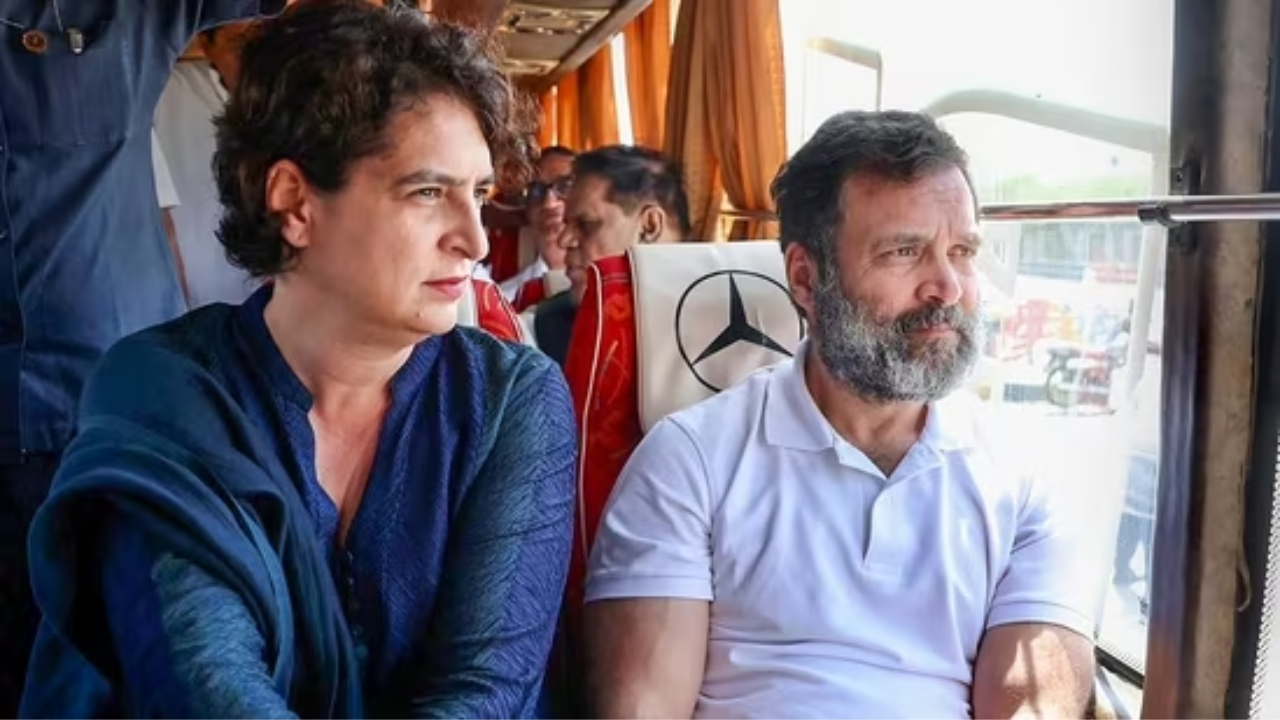 Priyanka Gandhi and Rahul Gandhi