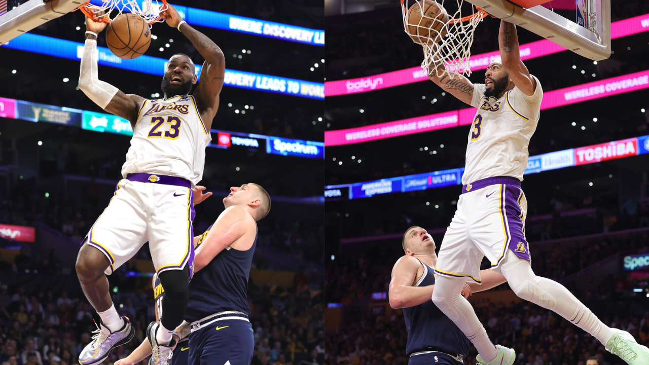 Lebron & Anthony Davis led the Lakers to their first win over Denver in 12 games