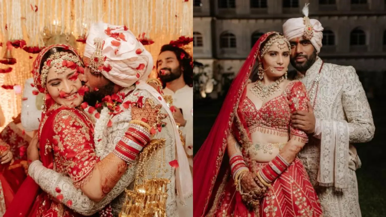 Arti Singh-Dipak Chauhan's Official Photos As Newlyweds Show What Fairytale Weddings Are Made Of