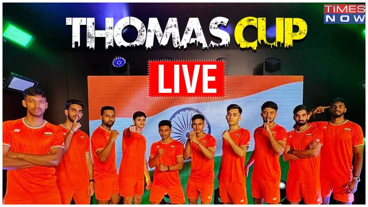 IND vs ENG Thomas Cup Highlights Kiran George Beats Cholan Kayan In Straight Games India Thrash England 5-0