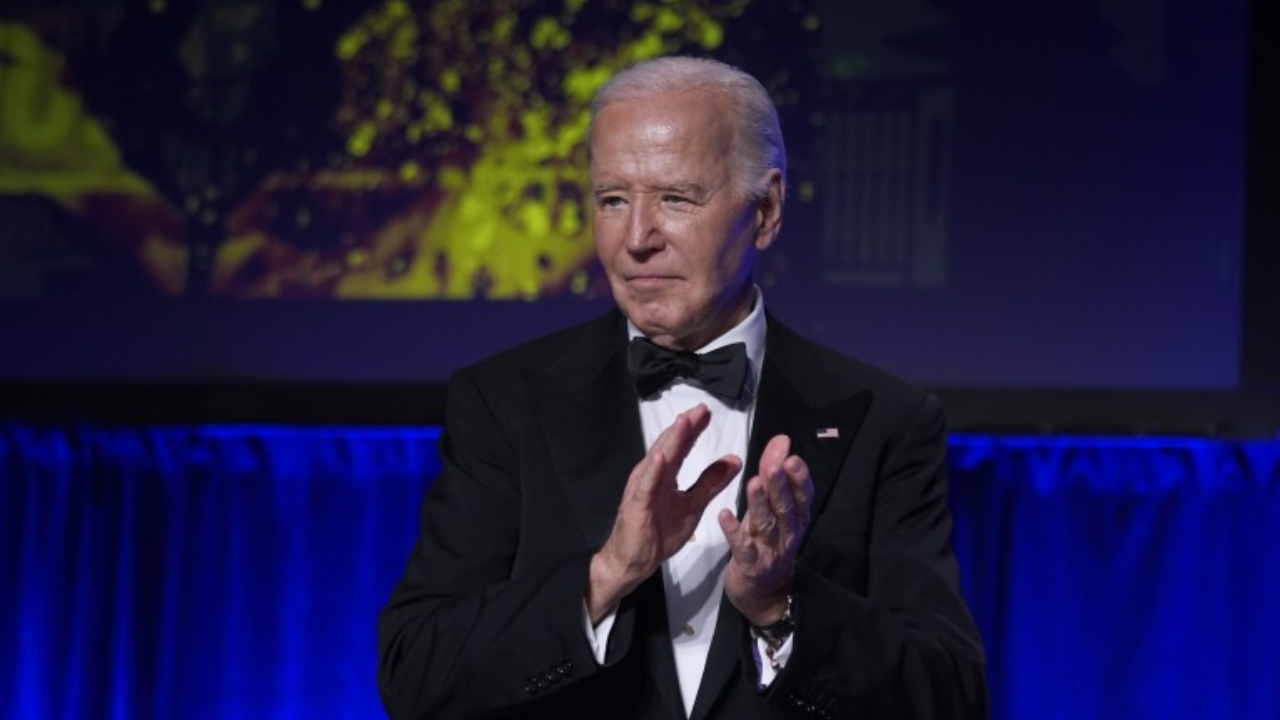 Joe Biden at annual media dinner