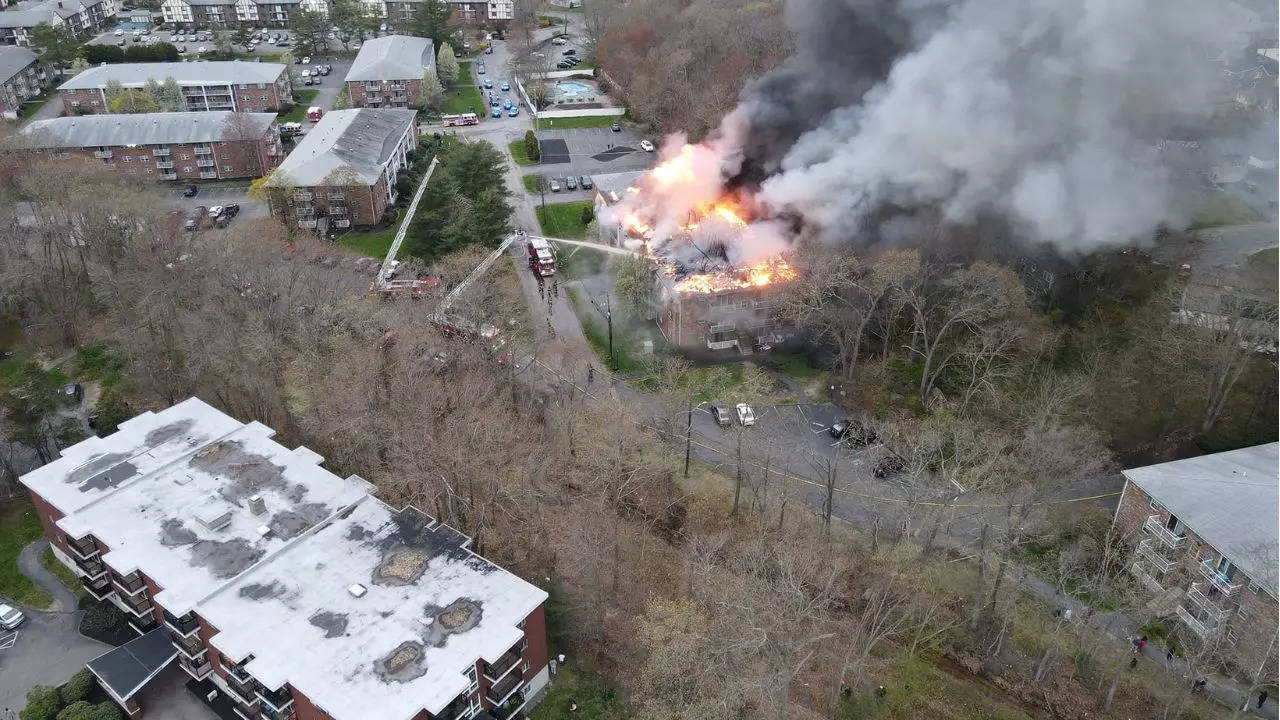 Randolph, Massachusetts Fire: Massive Three Alarm Blaze Broke At Apartment Complex | VIDEO