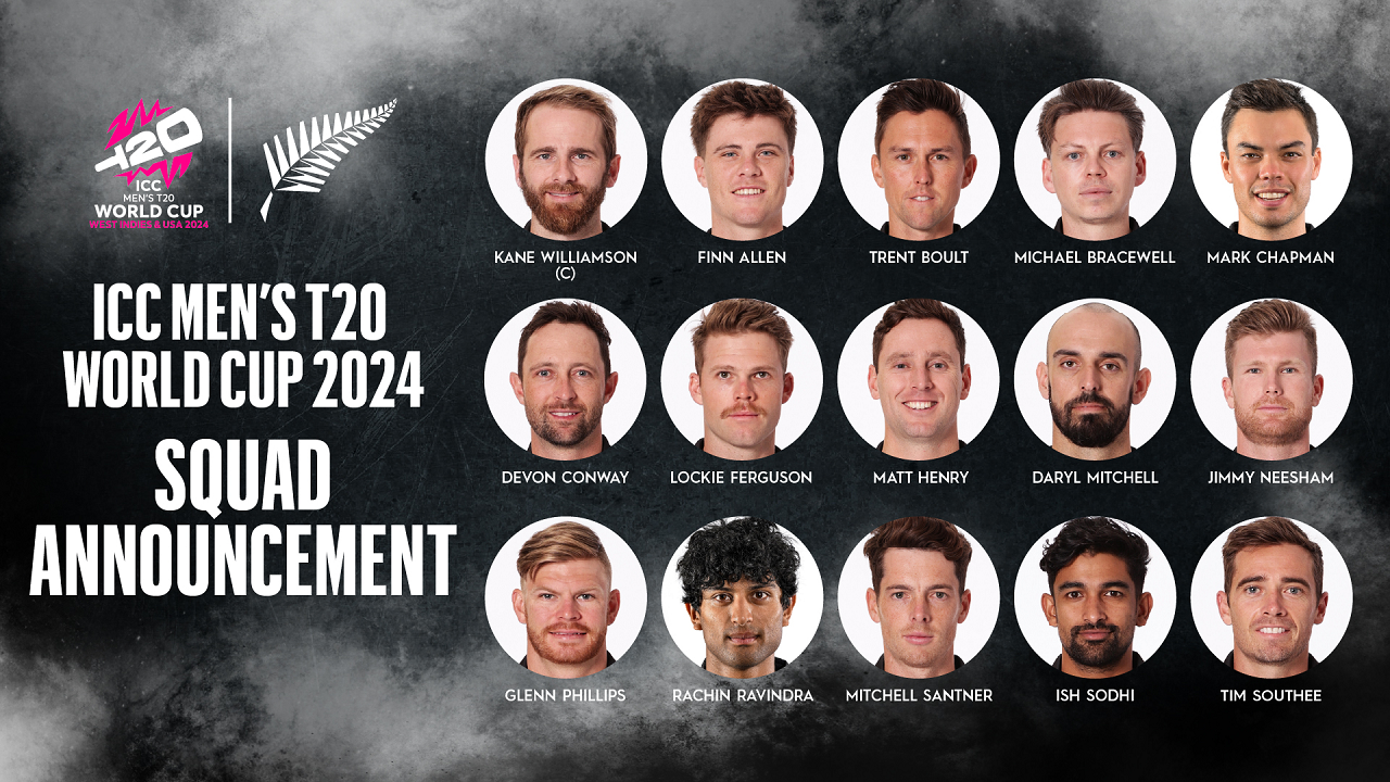 Kane Williamson will lead New Zealand in T20 World Cup 2024