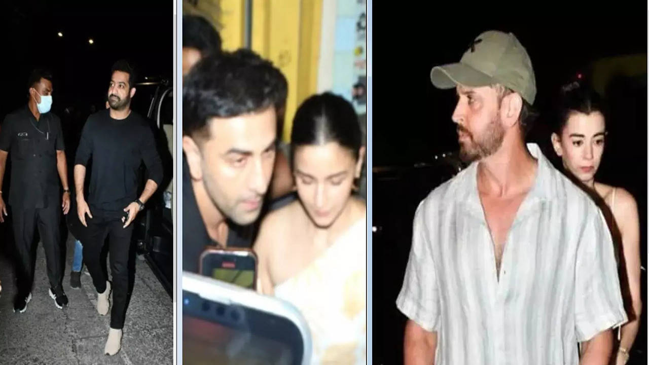 NTR, Ranbir and Alia and Hrithik Roshan in Mumbai