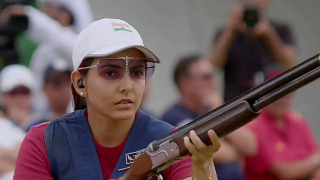 Maheshwari Chauhan Secures 2024 Paris Olympics Shotgun Quota At Doha For India