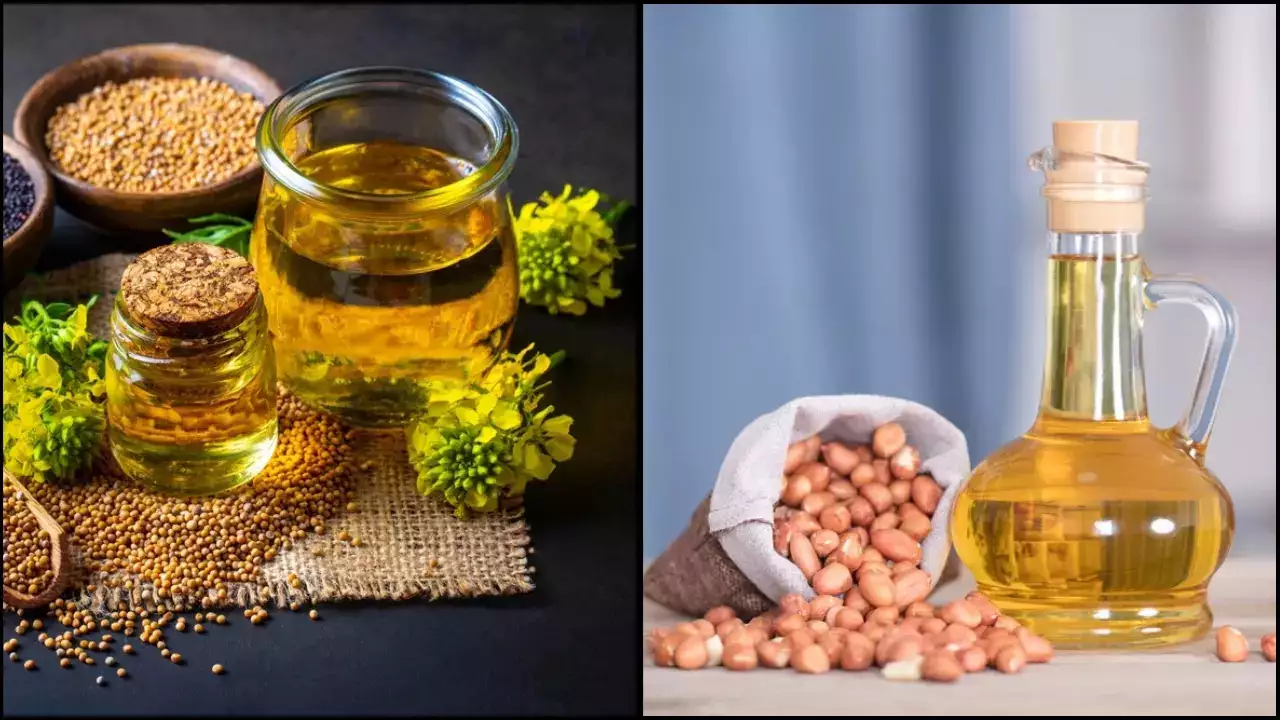 groundnut oil and mustard oil