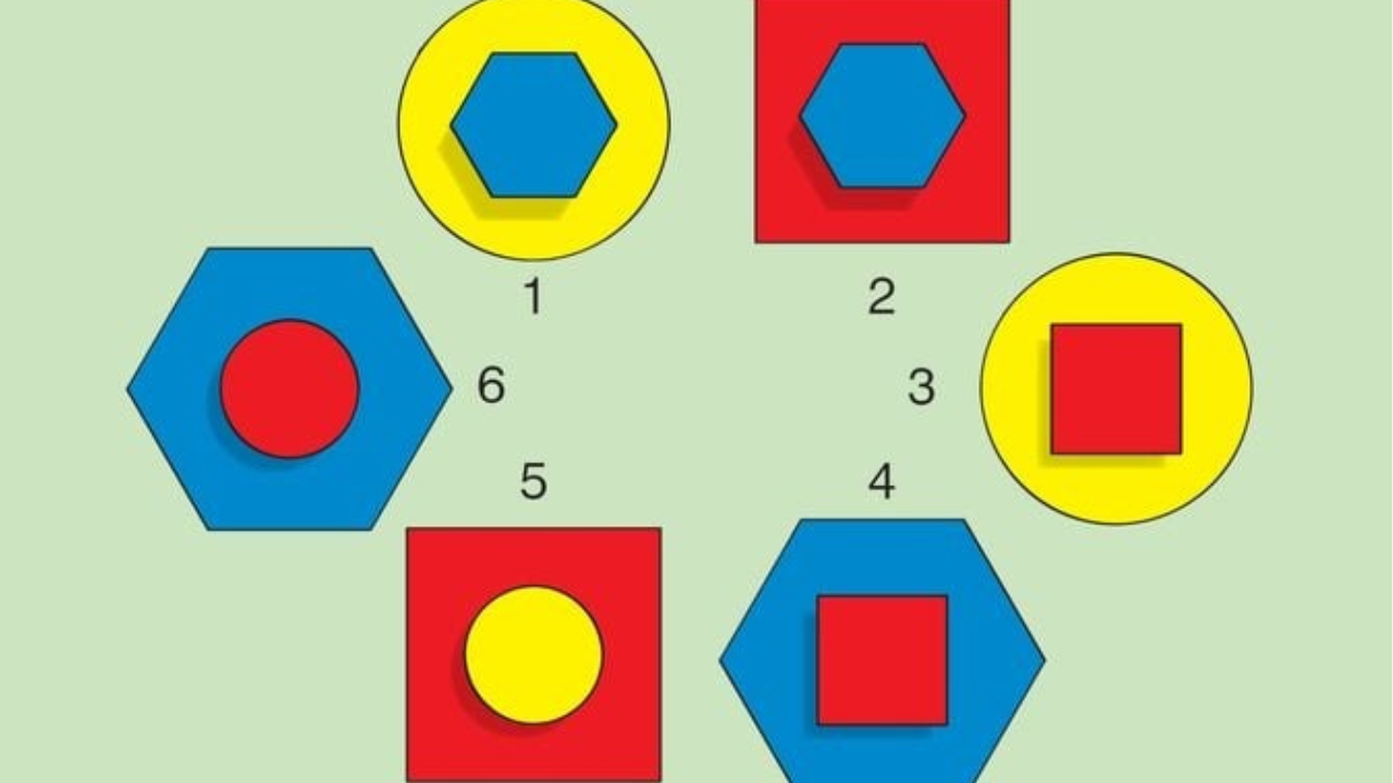 Find the incorrect colour coded shape in 8 seconds