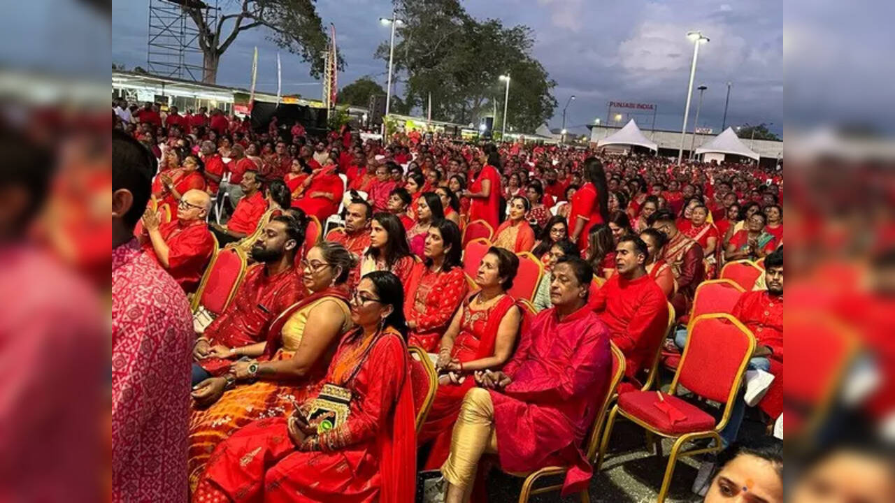 Indian diaspora organises 'Epic Hanuman Chalisa Chanting' event in Trinidad and Tobago