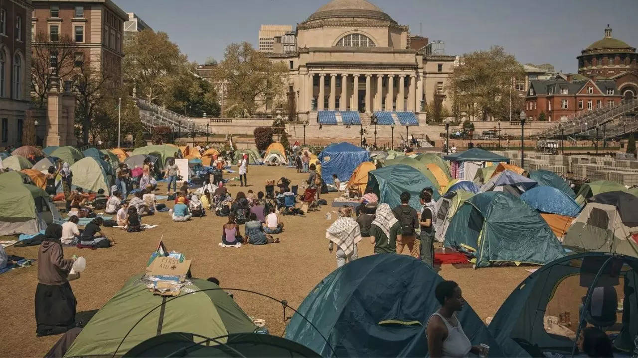 Columbia University Suspends Students Defying Orders Against Encampment? VP's Message Confuses Protesters