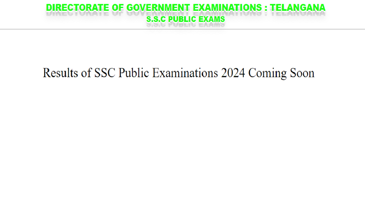 results.bsetelangana.org 2024 SSC Results on results.bse.telangana.org