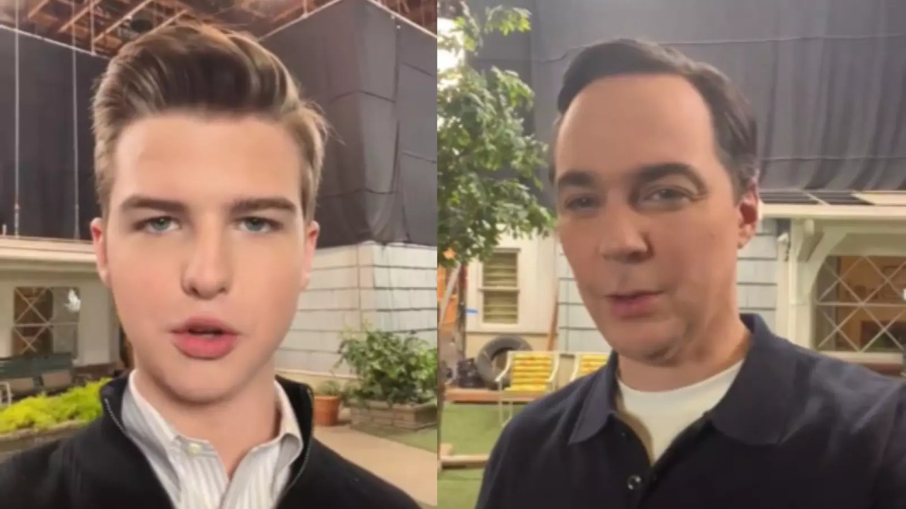 Bazinga! Jim Parsons Meets Iain Armitage On Sets Of Young Sheldon. Watch