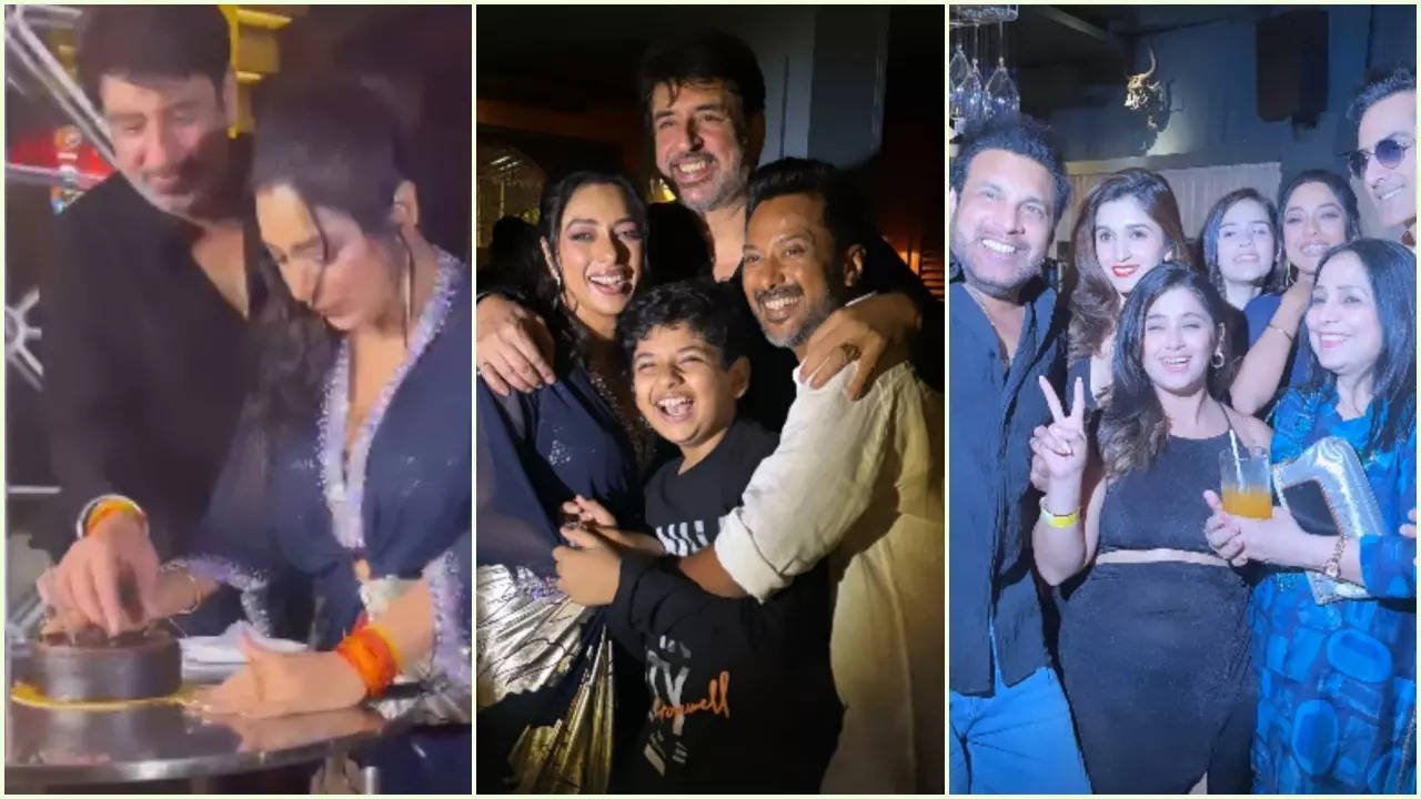 Anupamaa’s Rupali Ganguly Hosts Birthday Party, Rajan Shahi, Delnaaz Irani And Others Attend - See Pics