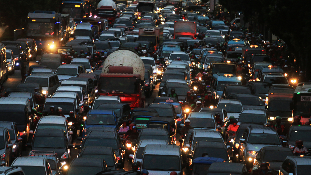 Traffic congestion around Gaur Chowk (Representational Image)