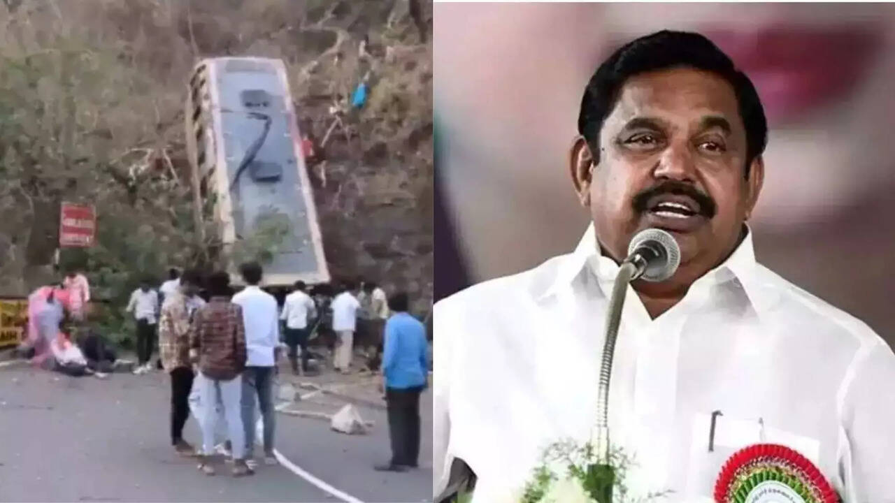  ஏற்காடு பேருந்து விபத்துக்கு எடப்பாடி பழனிசாமி இரங்கல்.. ரூ.10 லட்சம் நிதியுதவி வழங்க கோரிக்கை 