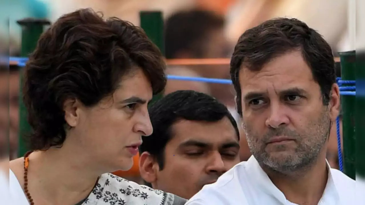 Rahul Gandhi and Priyanka.