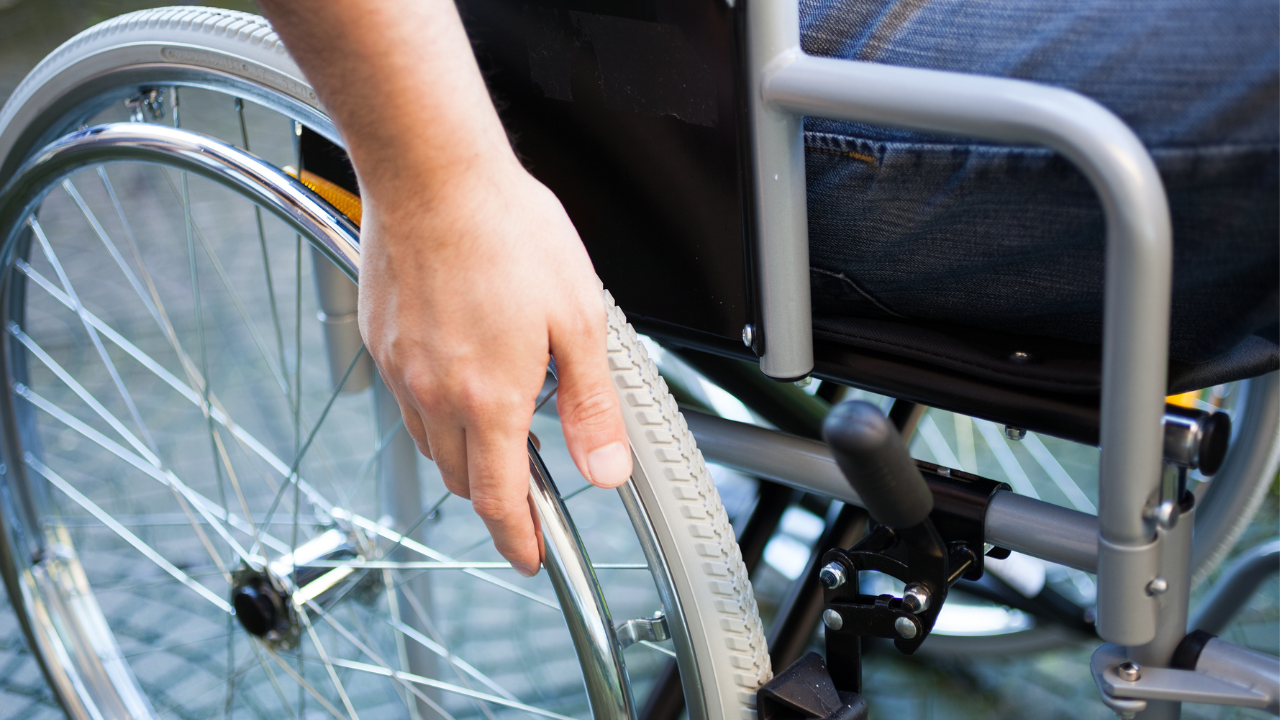 Woman using a motorised wheelchair was stopped outside the check-in area of the metro station (Representational Image)