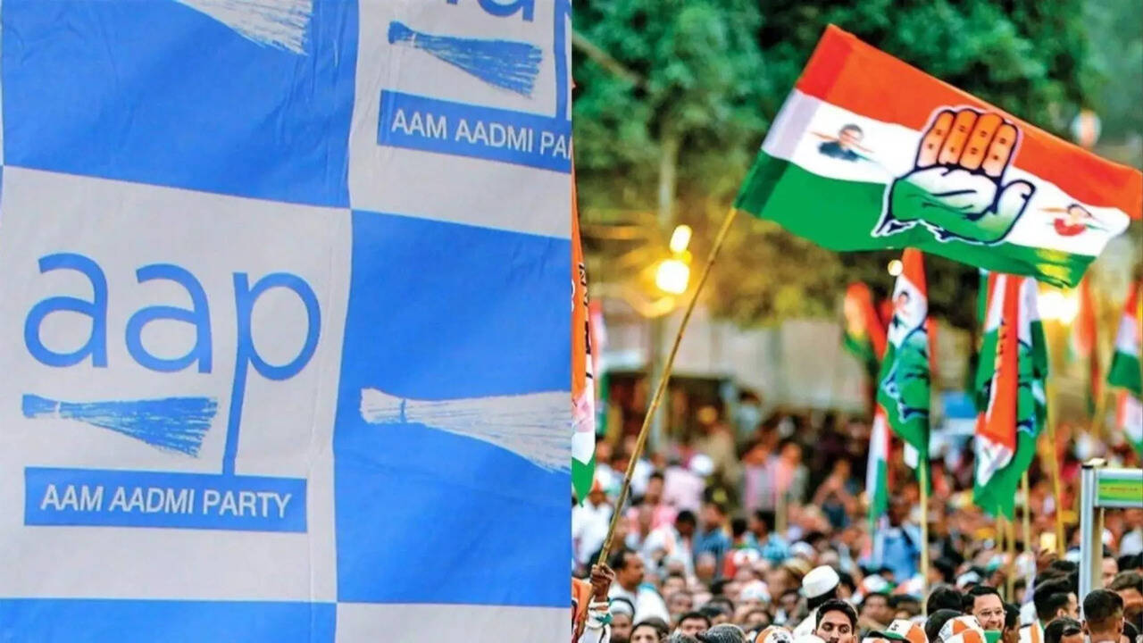  ஆம் ஆத்மி கூட்டணிக்கு எதிர்ப்பு: முன்னாள் எம்.எல்.ஏ.க்கள் காங்கிரஸ் கட்சியிலிருந்து விலகல்.. 