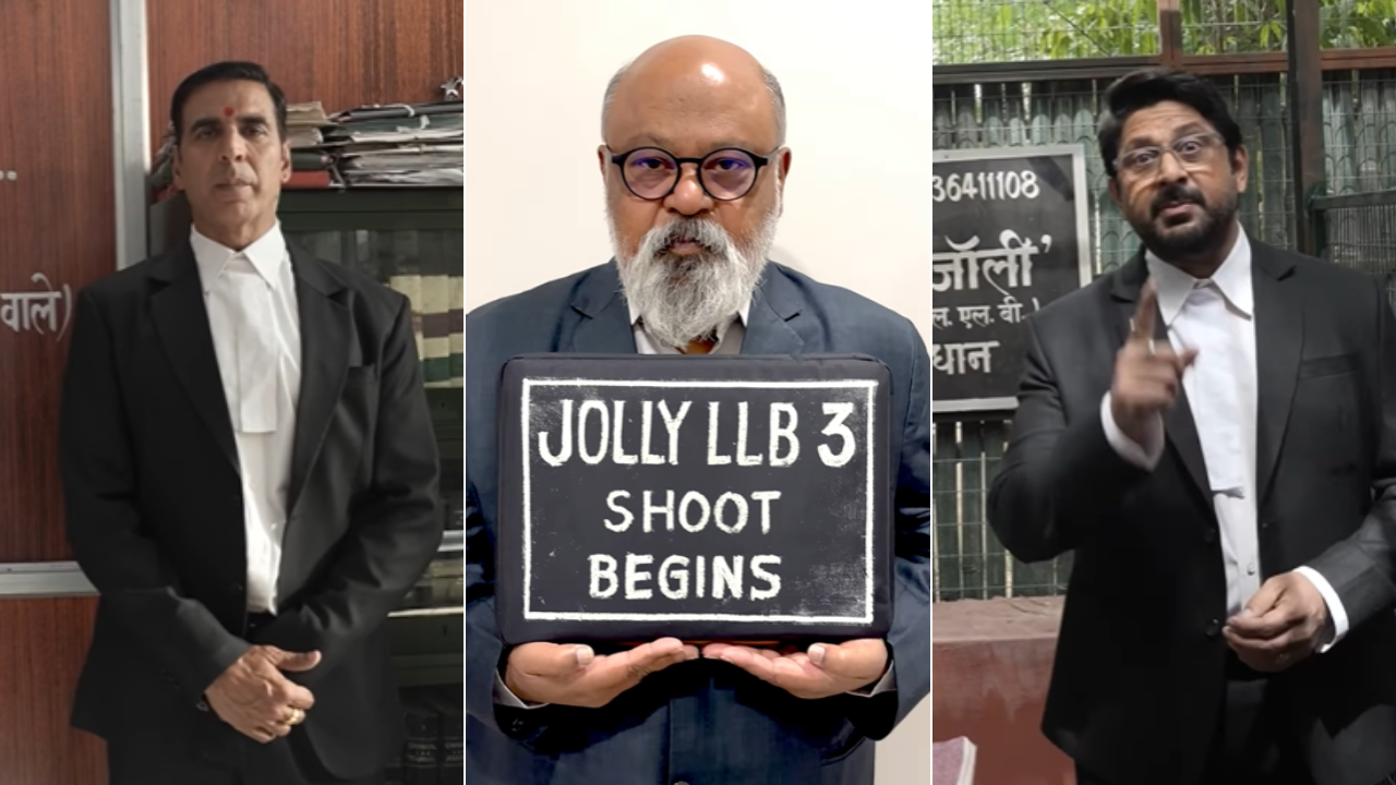 Jolly LLB 3: Akshay Kumar Kicks Off Shooting With Arshad Warsi, Asks 'Original Kaun Aur Duplicate Kaun' In BTS Video