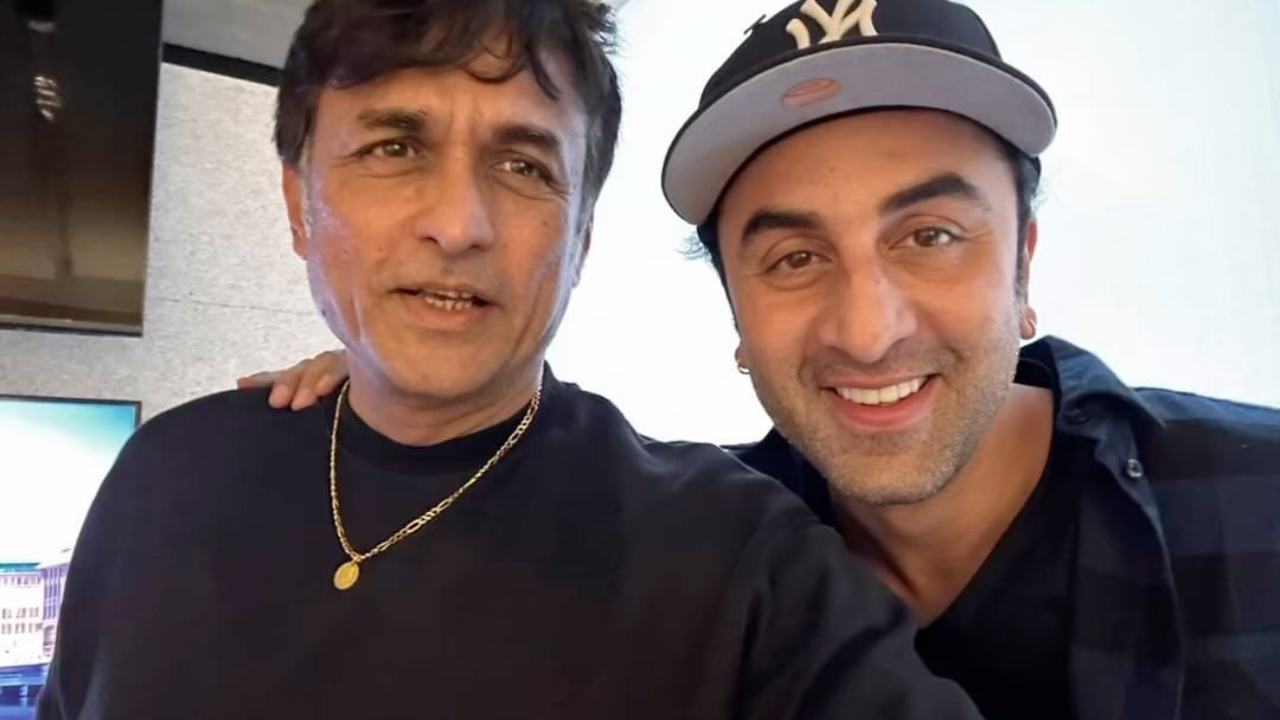 Ranbir Kapoor Flashes Million-Dollar Smile As He Poses With Ramayana Co-Star Ajinkya Deo