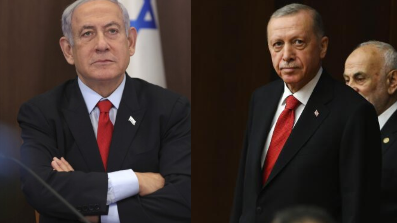 Israel's Netanyahu and Turkey President Tayyip Erdogan